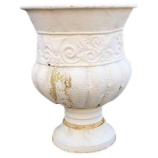 4 Jardinières Art Déco en tôle peinte en vente