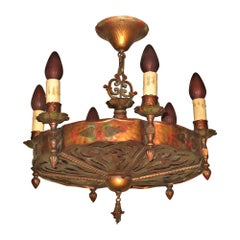 8 Available 1920s Spanish 9 Light Original Finish