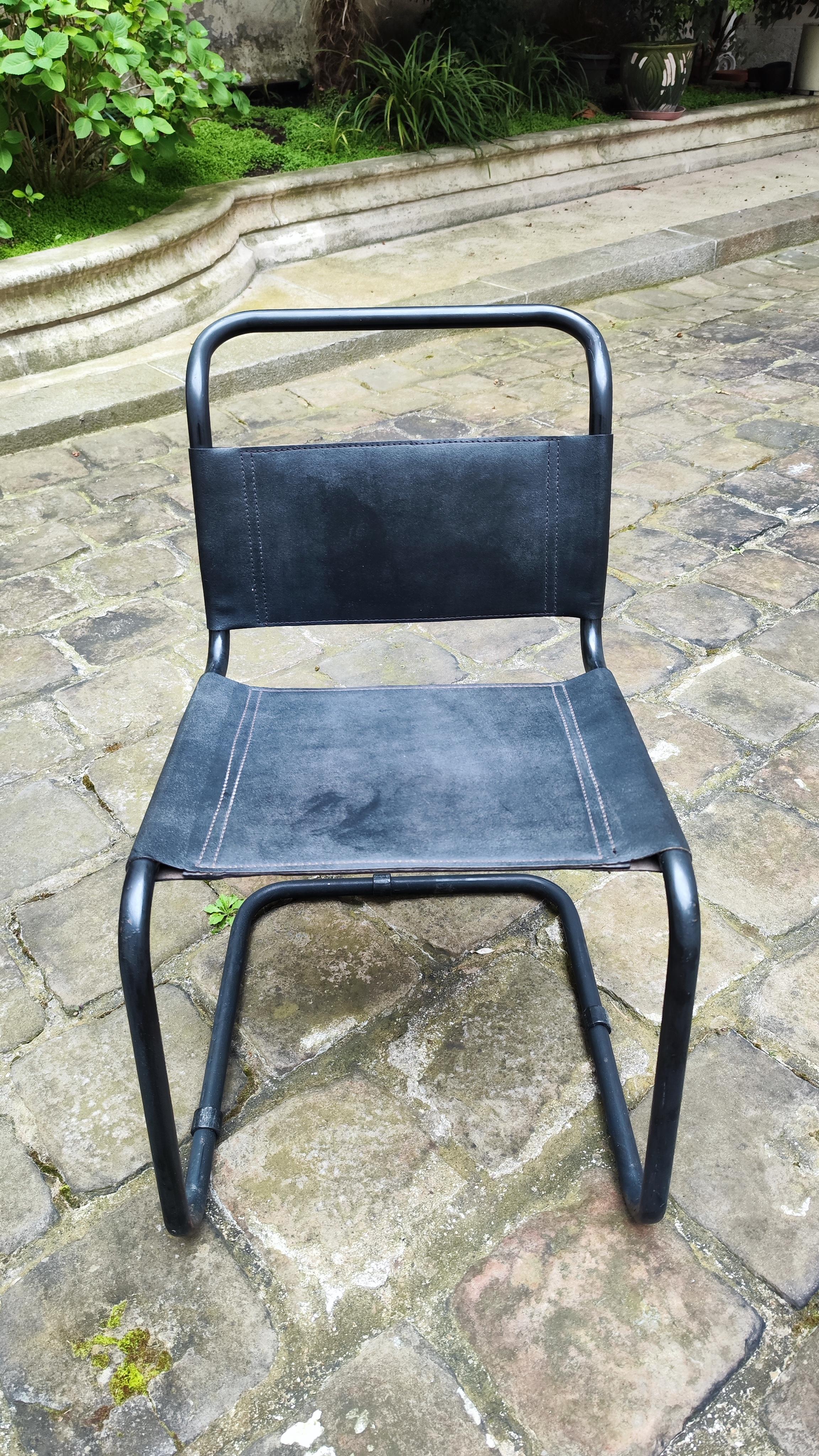 4 B33 MART STAM CANTILEVER CHAIRS AND 1 S34 ARMCHAIR - 80s  - 1980 For Sale 5