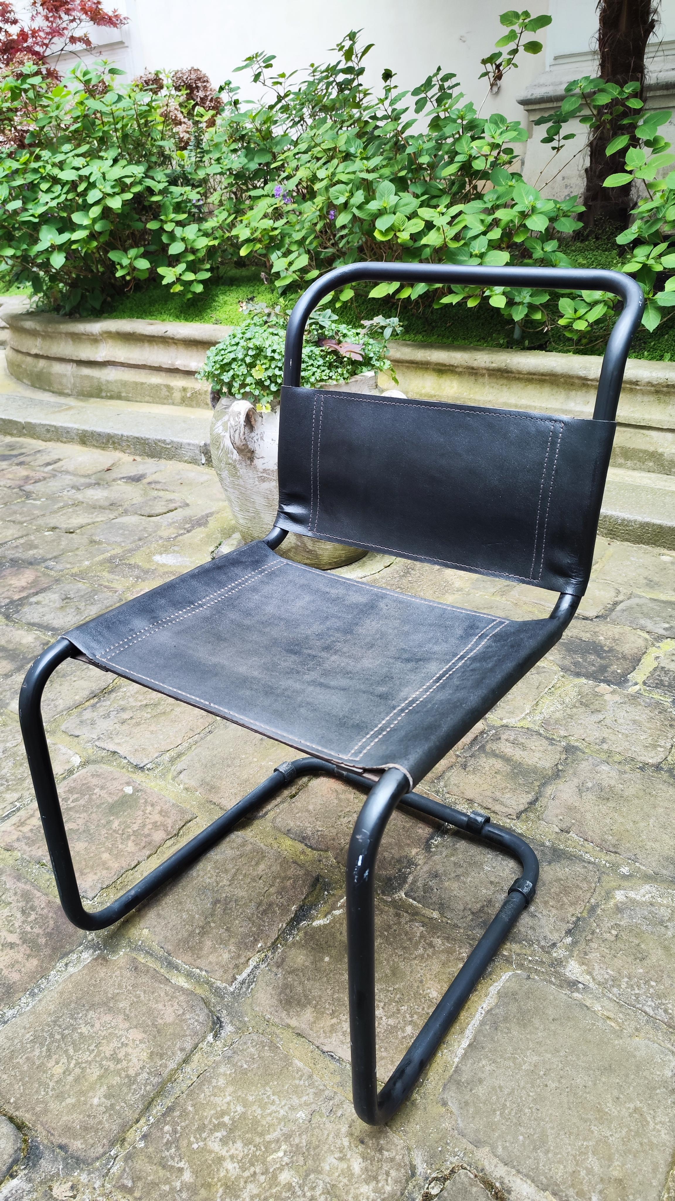 4 B33 MART STAM CANTILEVER CHAIRS AND 1 S34 ARMCHAIR - 80s  - 1980 For Sale 2