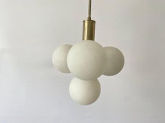 4 Ball Glass Ceiling Lamp, 1970s, Germany