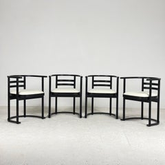 4 Bauhaus Style Dining or Game Chairs, circa 1970, Denmark
