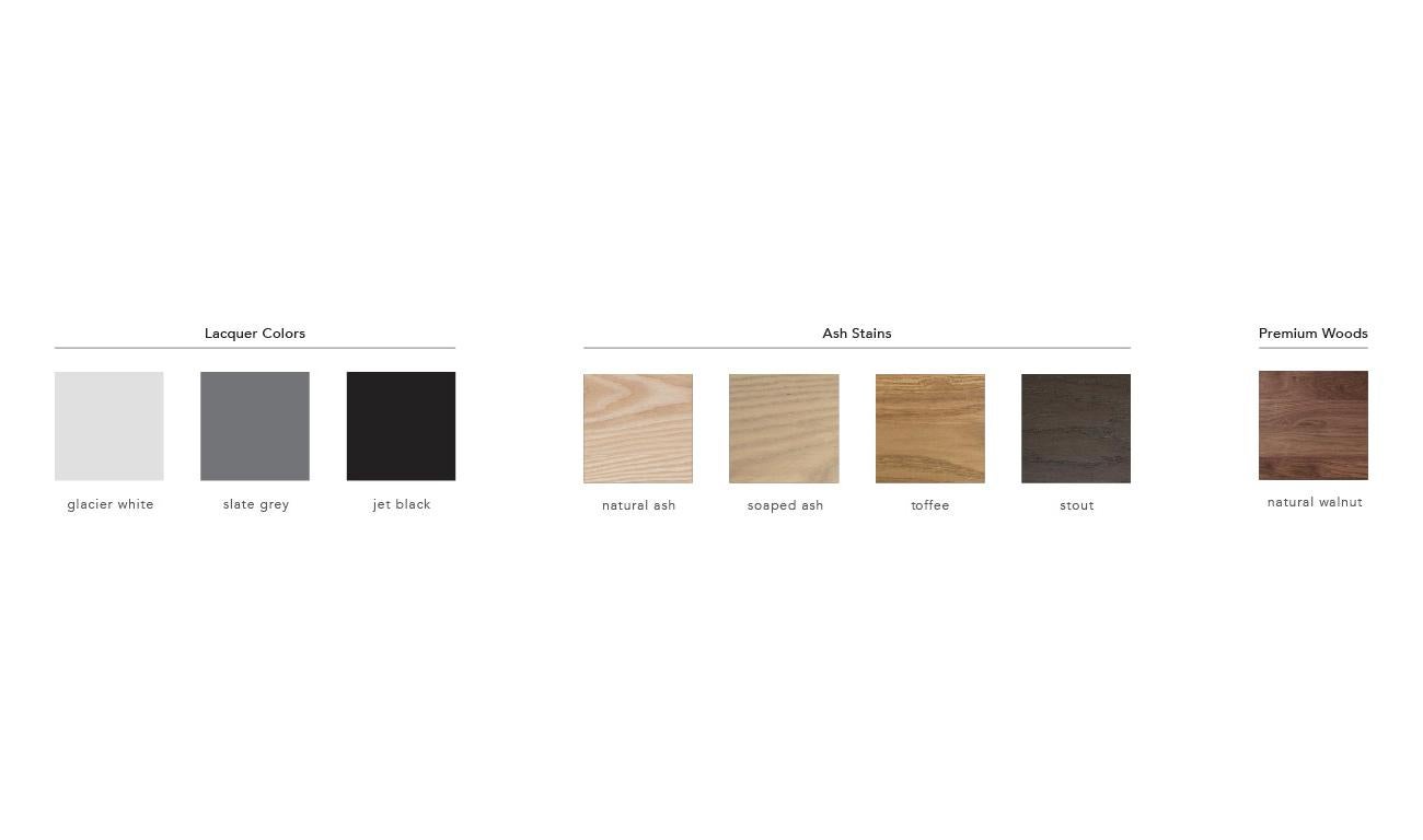 Présentoir pour disques de luxe 4 Bay en noyer naturel en vente 4