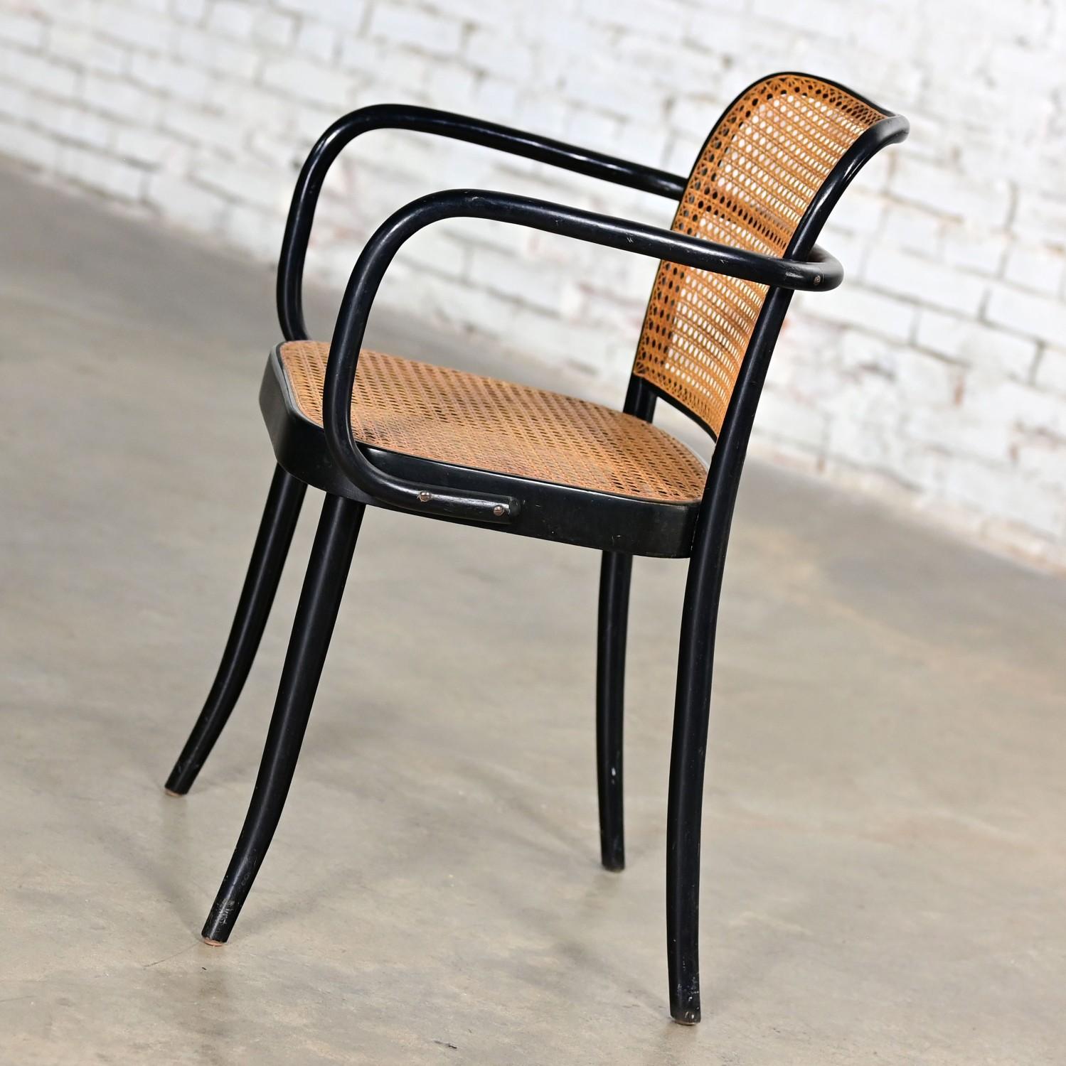 4 fauteuils Josef Hoffman Prague 811 pour Stendig par Thonet en vente 9
