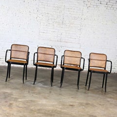 4 fauteuils Josef Hoffman Prague 811 pour Stendig par Thonet