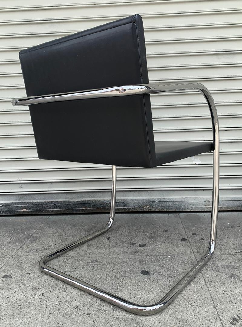 American 4 Brno Chairs Ludwig Mies van der Rohe for Knoll Int.