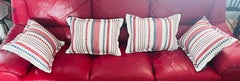 4 Brooks Brothers Folk Art Style Pillows