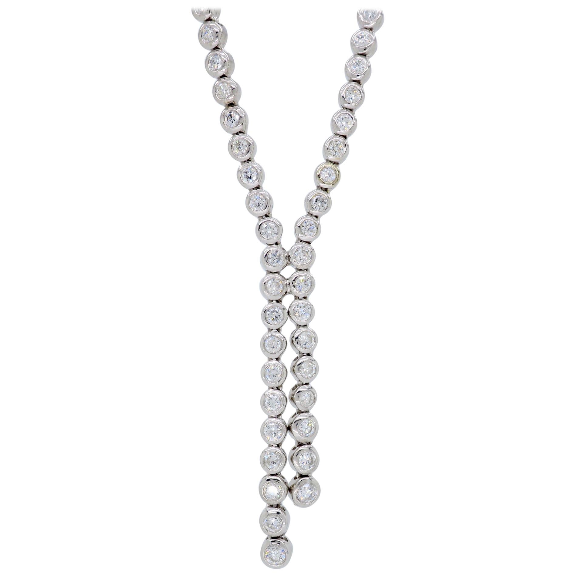 4 Carat Diamond Drop Necklace
