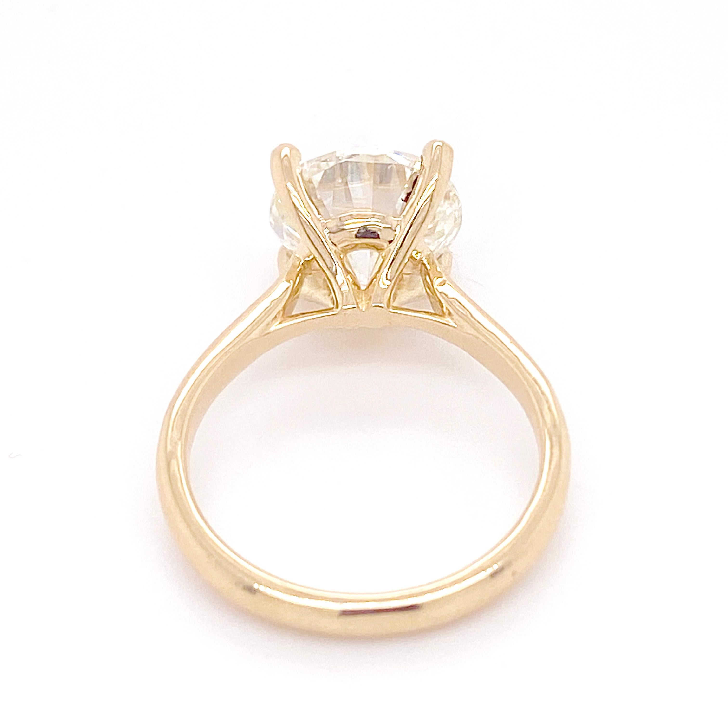 4 carat solitaire diamond ring