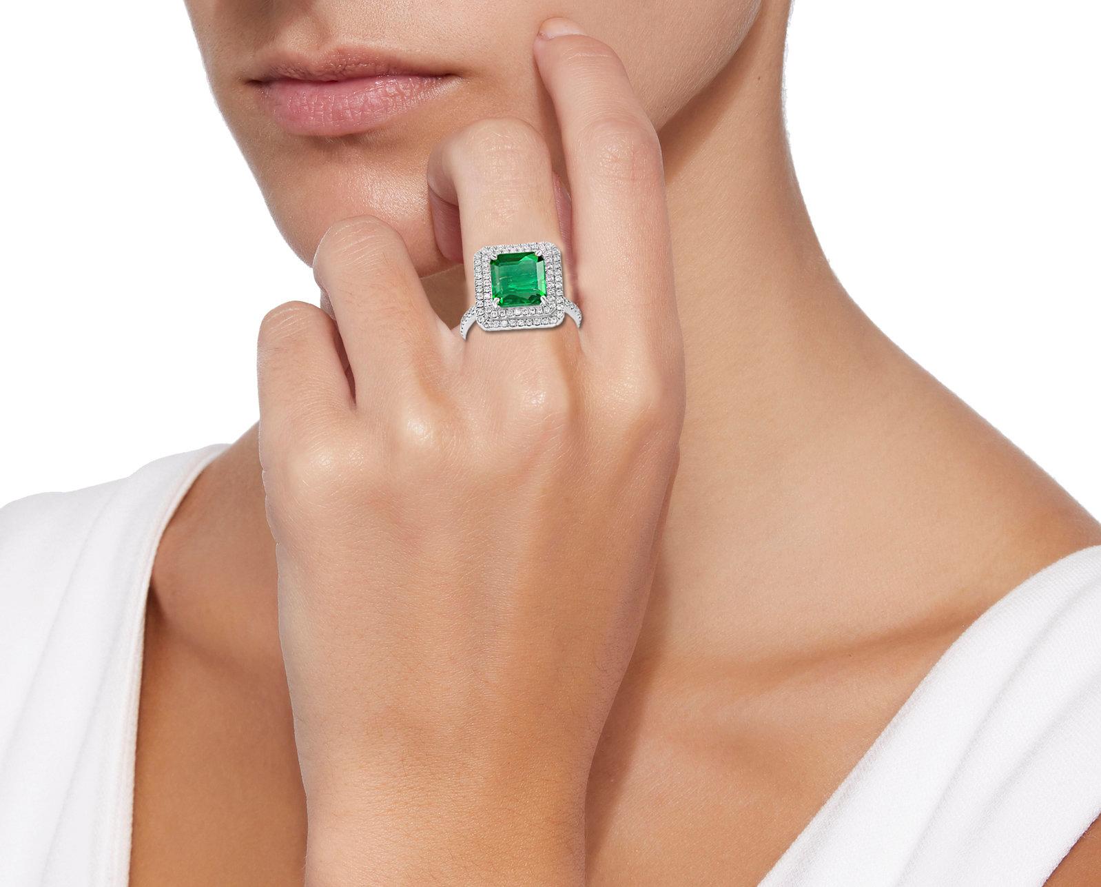 4 carat emerald ring price