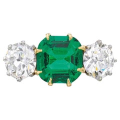 4 Carat Emerald-cut Statement 14K White Gold Effortless Elegance Signature
