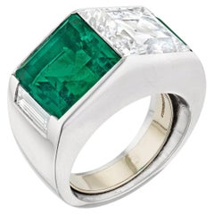 4 Carat Emerald-cut Statement 14K White Gold Everyday Royalty