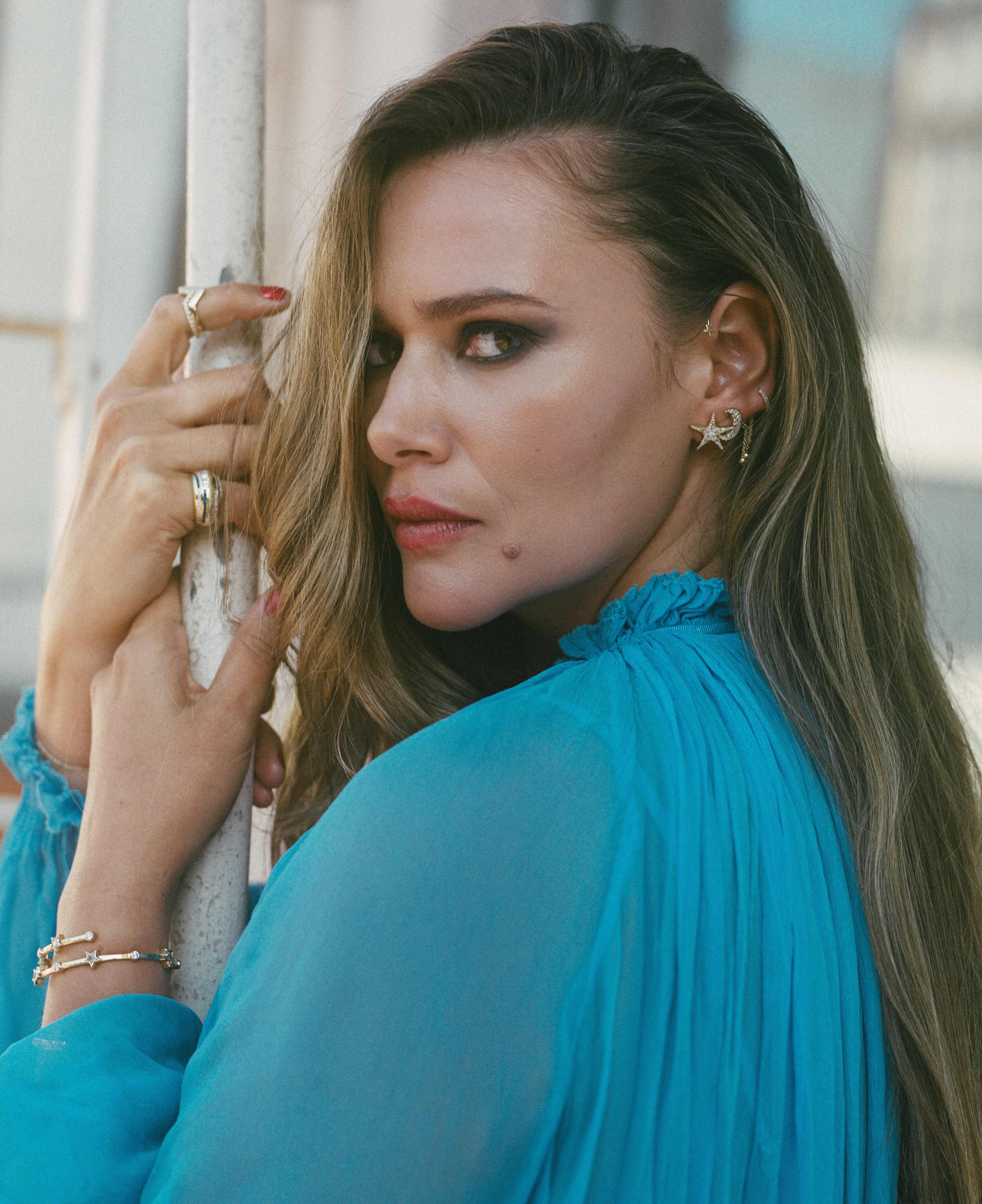 Taille brillant Bracelet étoile et brillant de 4 carats certifié GIA en saphir jaune et diamant blanc en vente