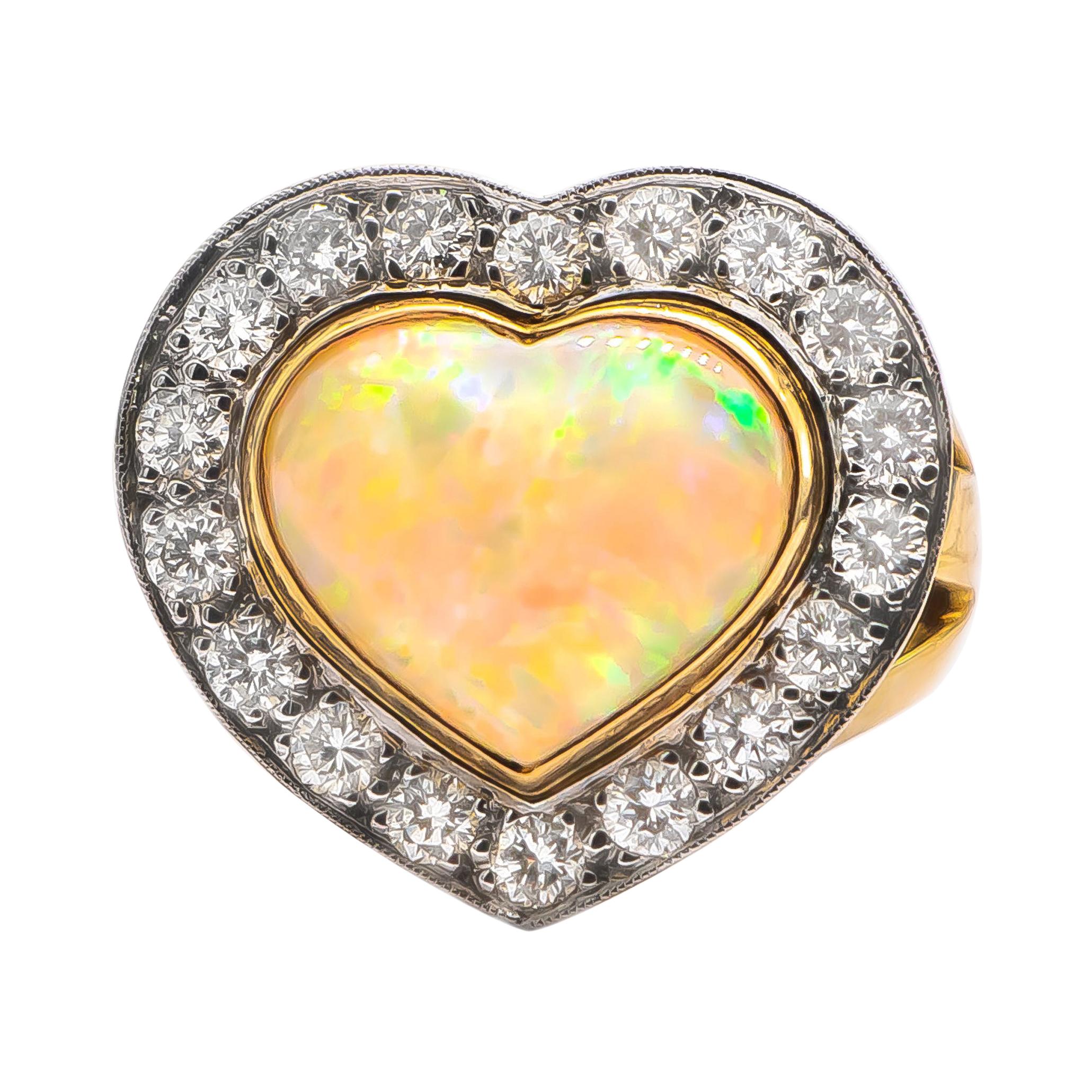 Tiffany and Co. 10.56 Carat Black Opal Diamond Ring at 1stDibs