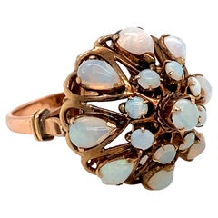 4 Carat Opal Thai Princess Ring in 14 Karat Gold