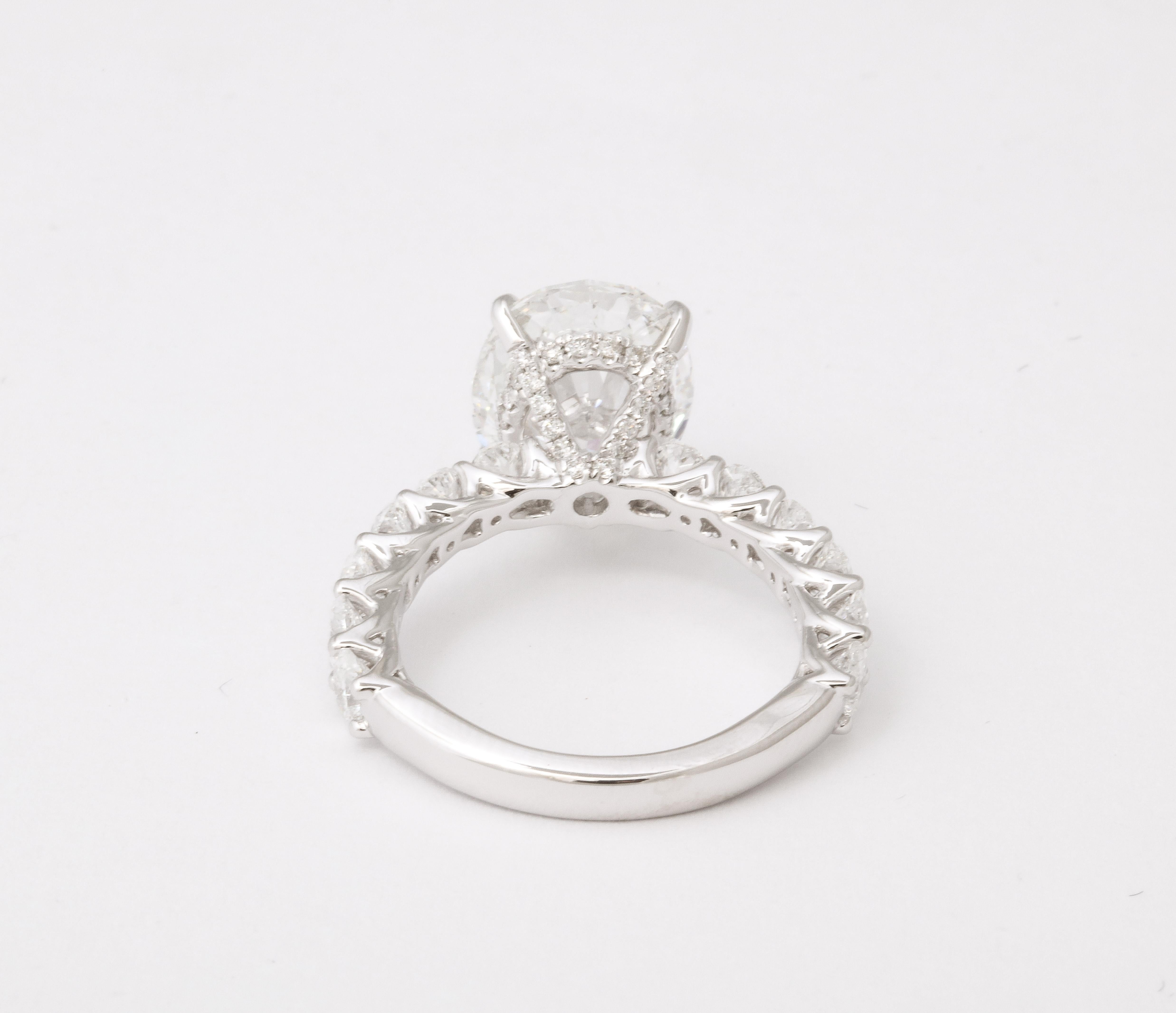 4ct oval ring