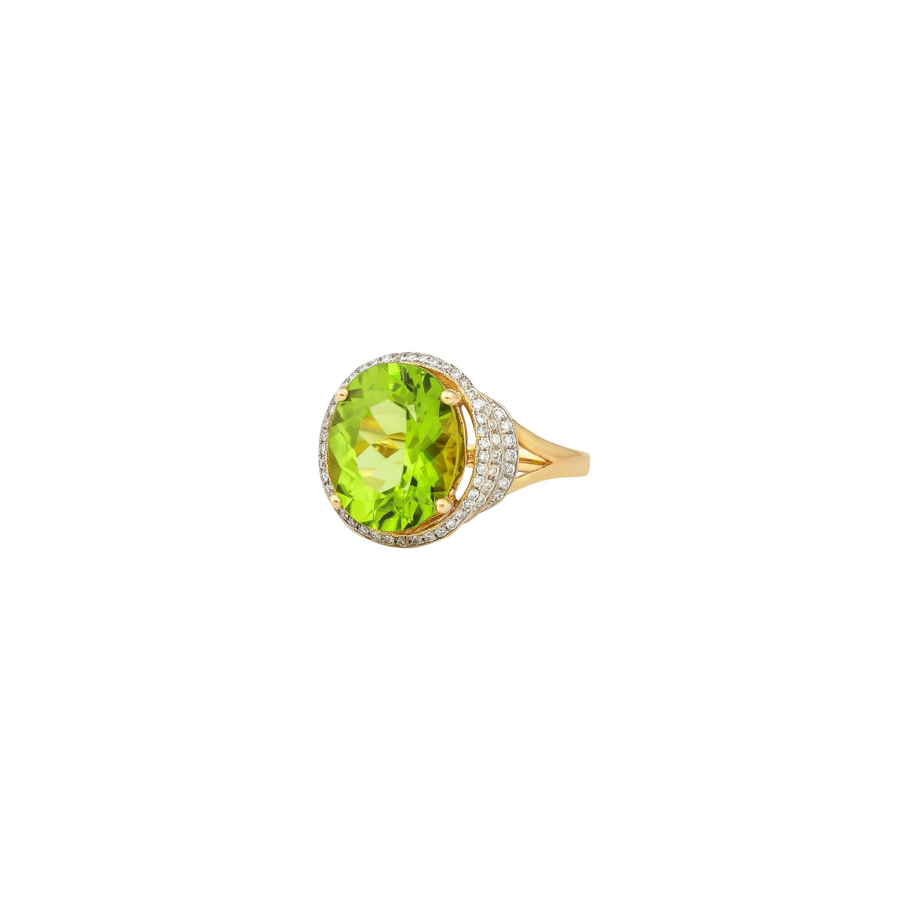 4 carat peridot ring
