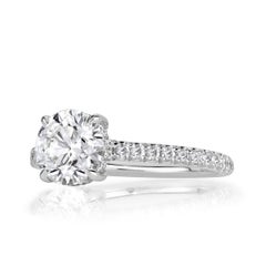 4 Carat Round Brilliant Diamond Ring Brilliant White 14K Gold Everyday Royalty
