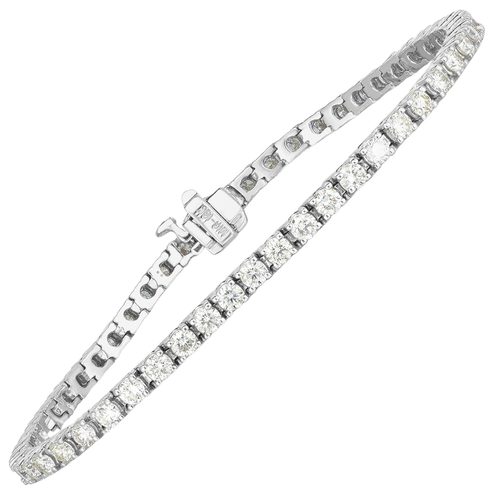 Pulsera de tenis de 4 quilates