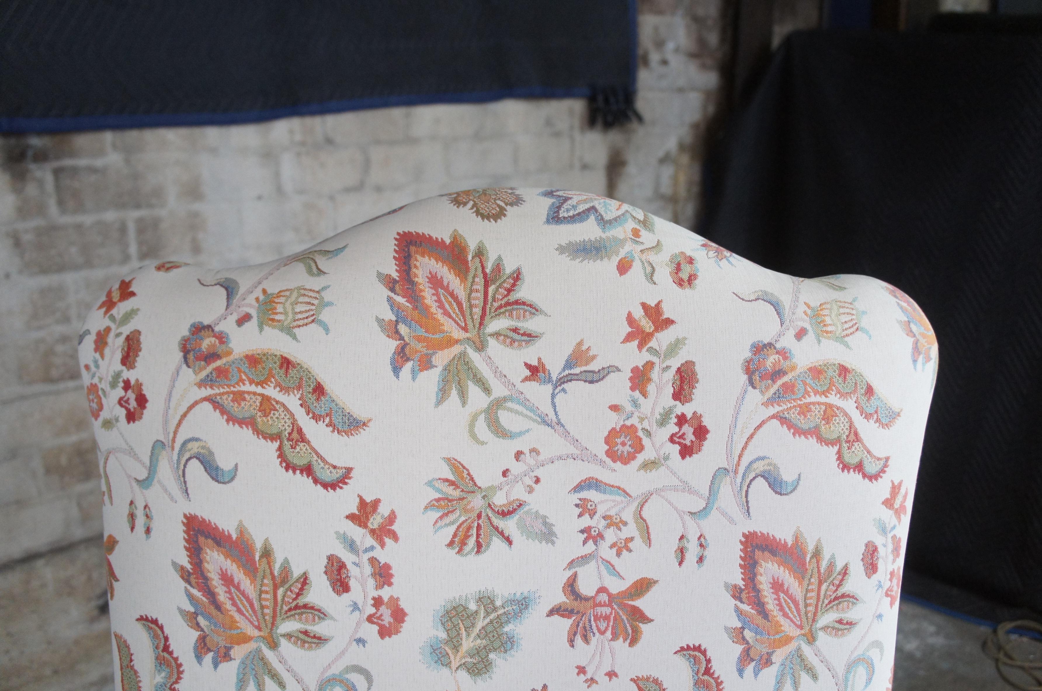 4 Century Furniture Old World Tuscan Paisley Leather Amelia Dining Chairs 52-541 3