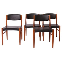 4 Sillas de Grete Jalk para Glostrup Años 60 Danés Vintage