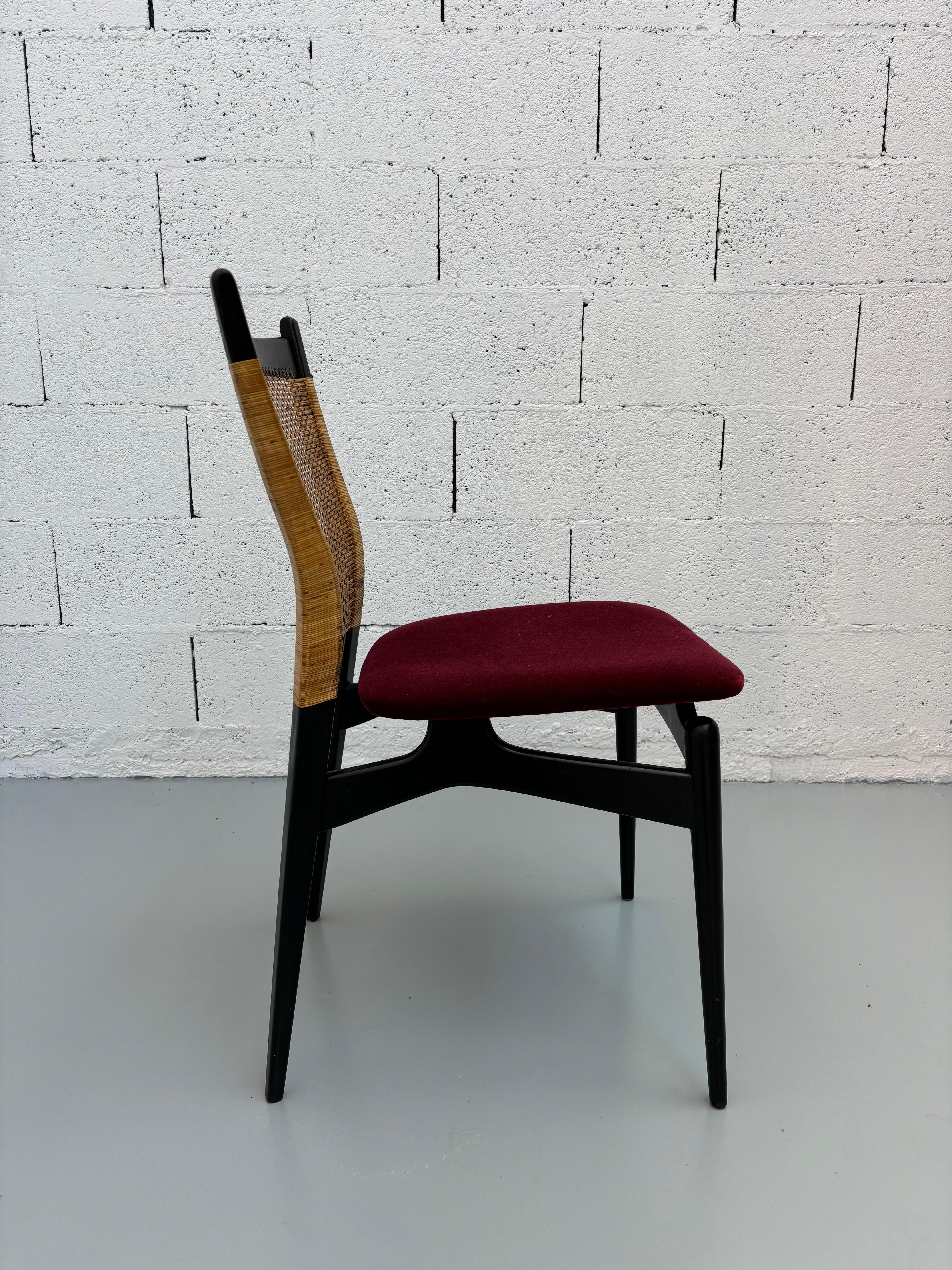 4 sillas de Jos De Mey Terciopelo en venta