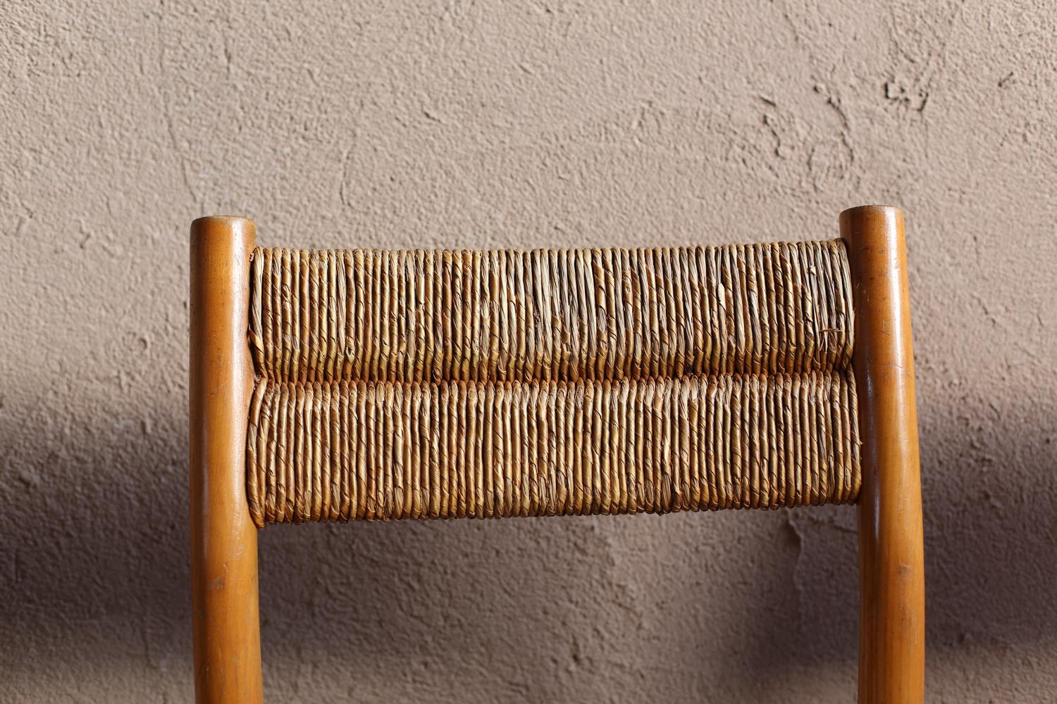 Mid-Century Modern 4 Chairs by Pierre Gautier-Delaye, Model Week-End
