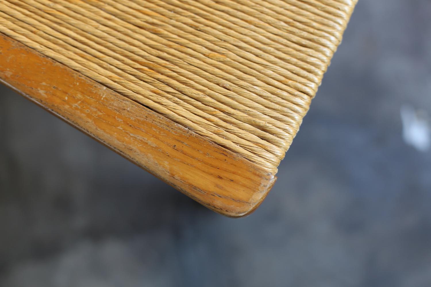 Straw 4 Chairs by Pierre Gautier-Delaye, Model Week-End