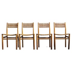 Vintage 4 Chairs by Pierre Gautier-Delaye, Model Week-End