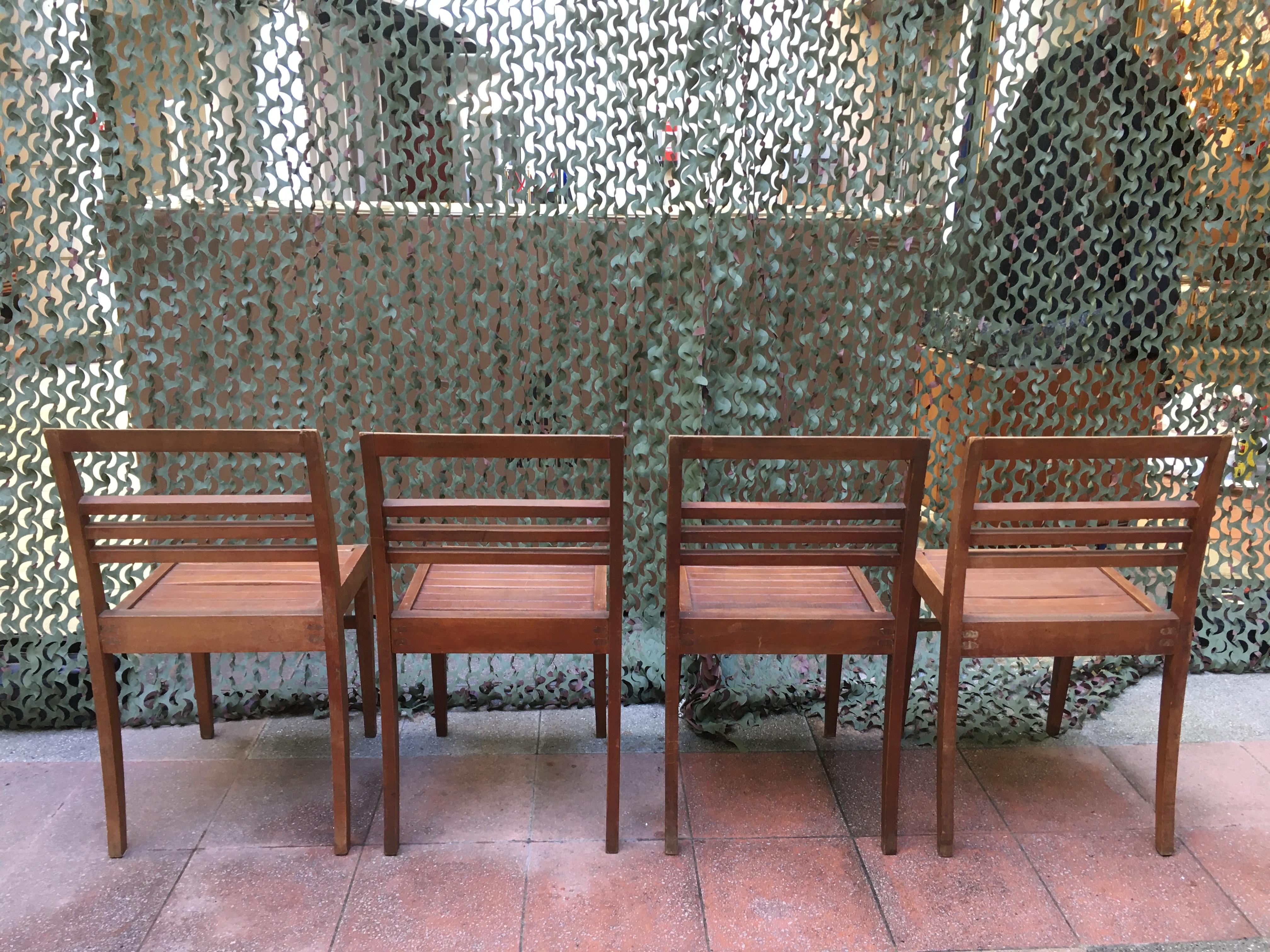 4 Chairs by René Gabriel 5