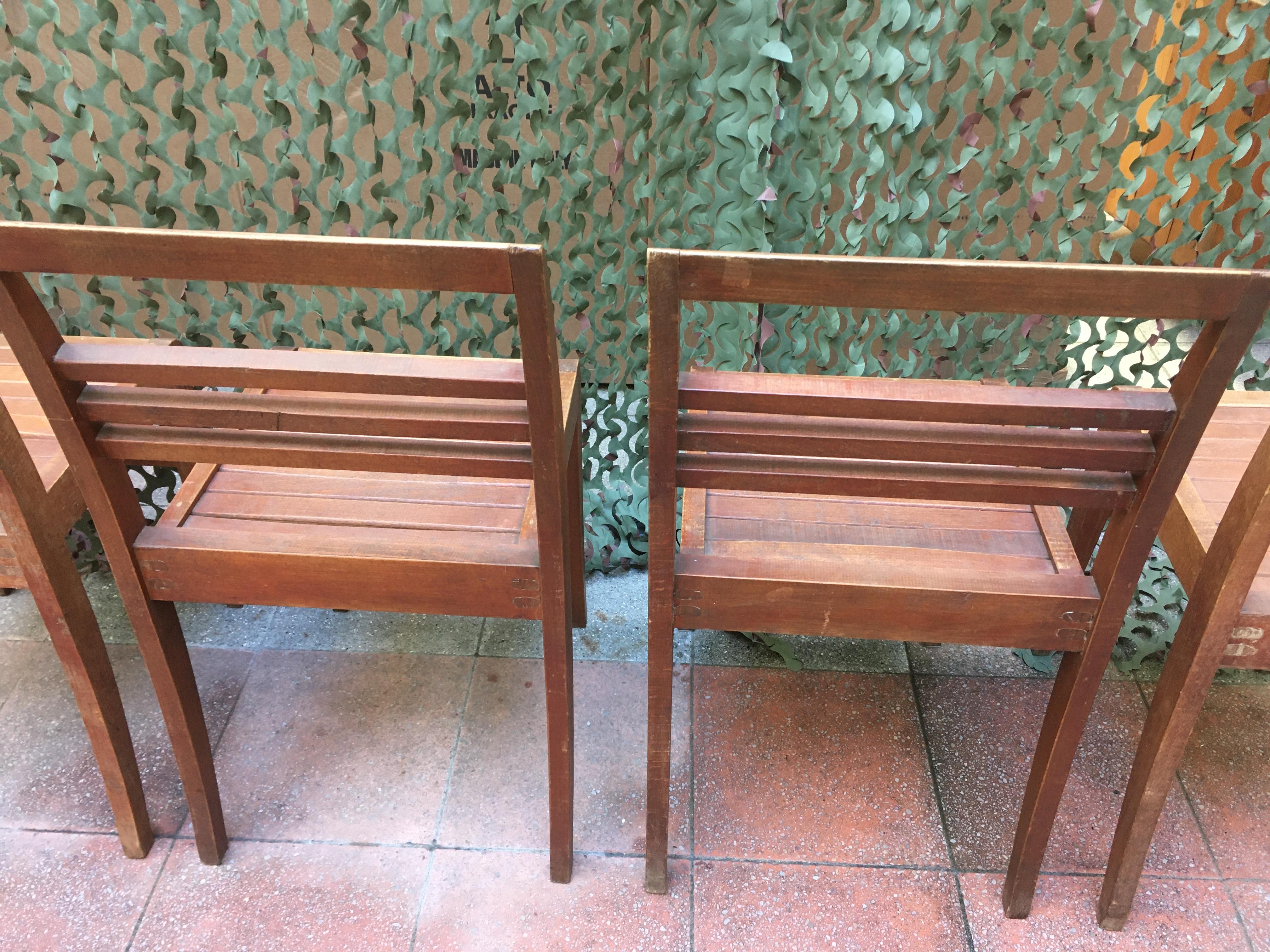 4 Chairs by René Gabriel 6