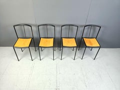 4 chairs by Zeus Noto Maurizio Peregalli Millepunte, 1985