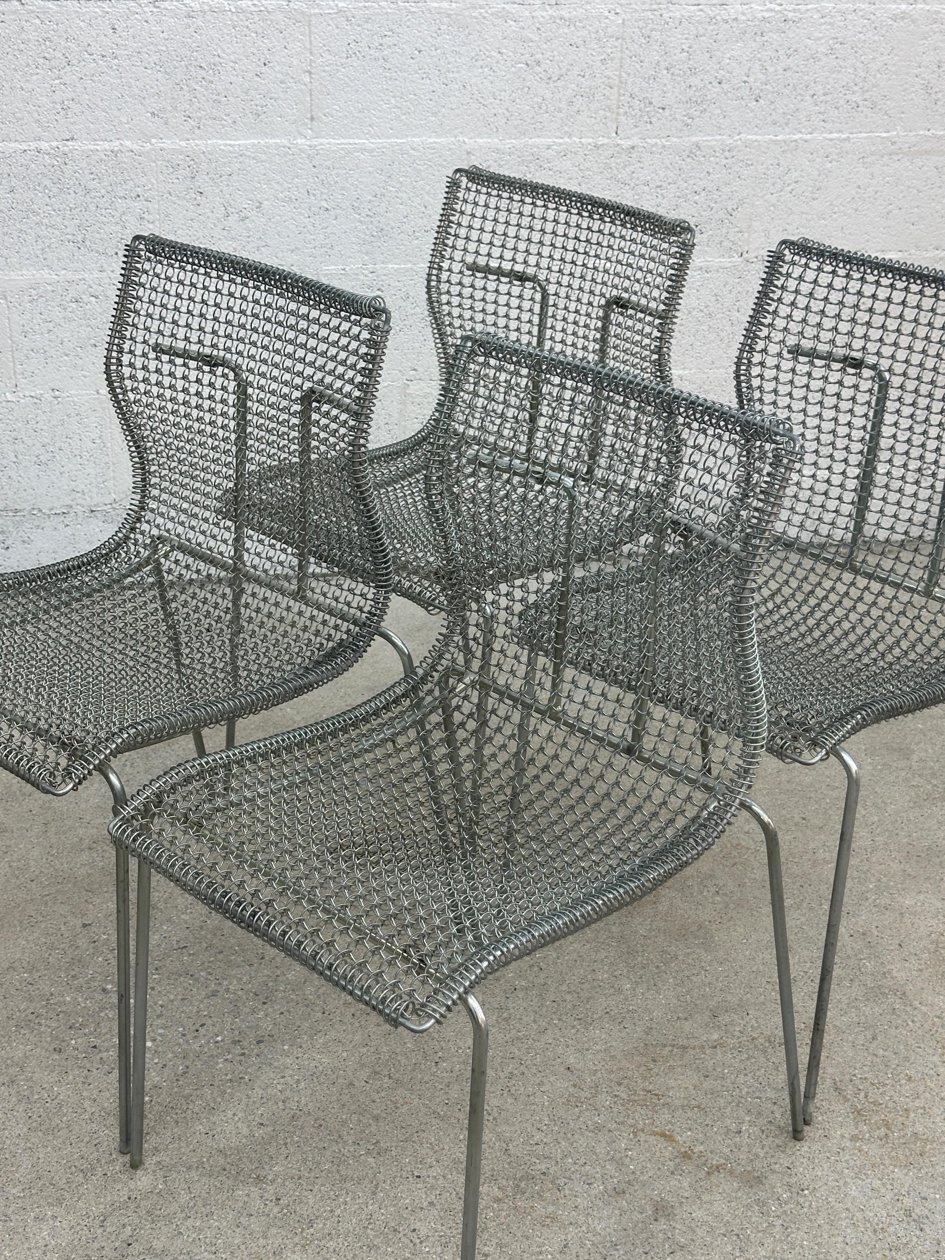 Dutch 4 chairs Niall O'Flynn, Rascal T Spectrum, Netherlands, 1997 For Sale