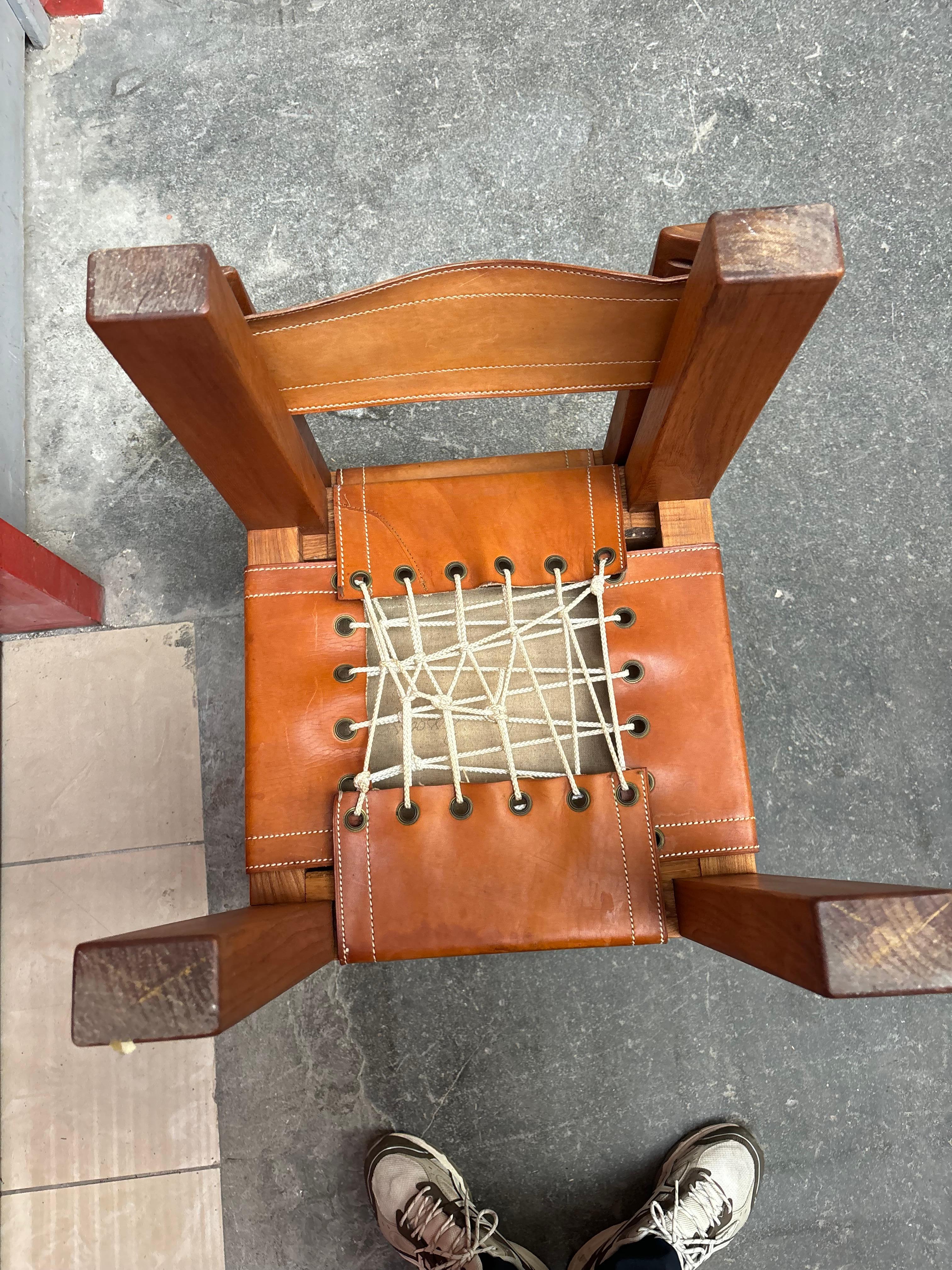 4 sedie S11 di Pierre Chapo in vendita 11