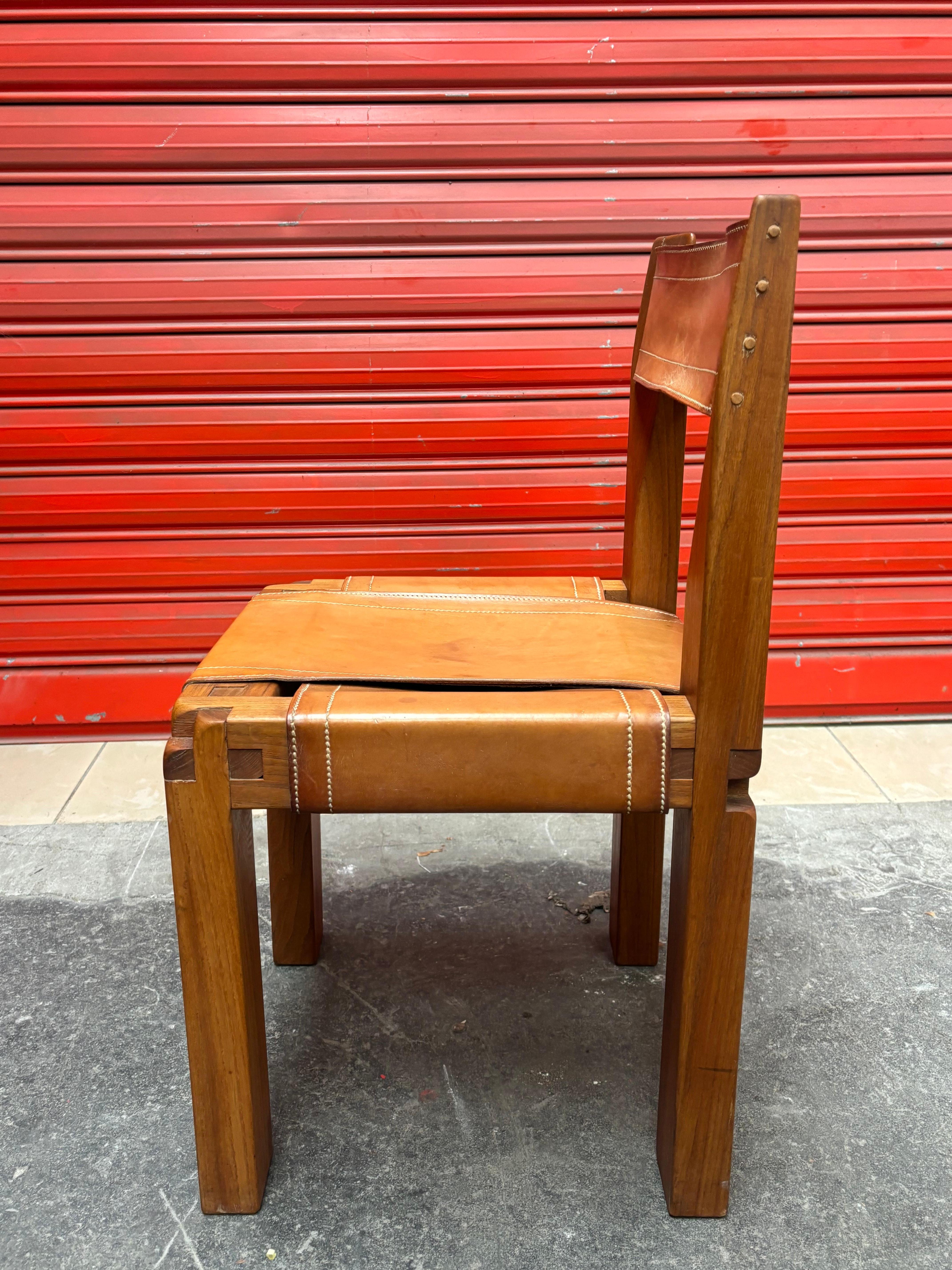 4 sedie S11 di Pierre Chapo in vendita 12