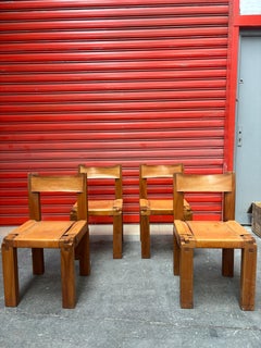 4 sillas S11 de Pierre Chapo