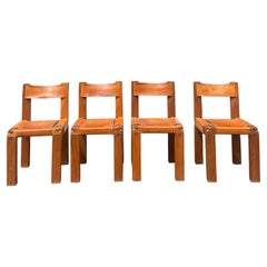 4 chairs S11 by Pierre Chapo