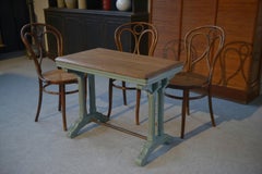 4 chaises bistrot cannées bois courbé en hêtre JACOB et JOSEF Kohn 1900's