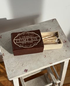 4 Scatola di fiammiferi in ceramica "Charles" di C Cubed Studio, perfettamente funzionante