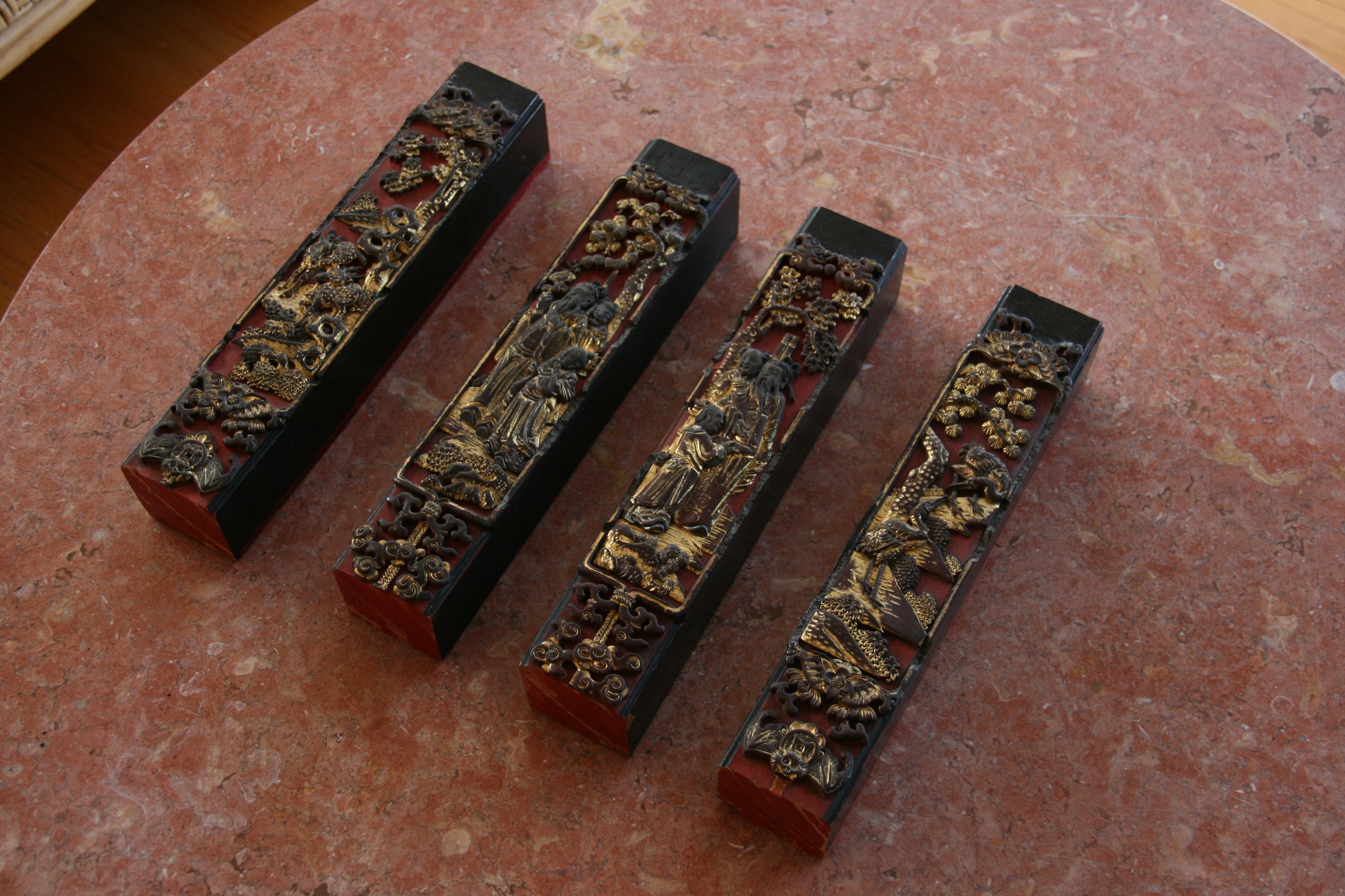 Chinese Set of Four Architectural Elements 14