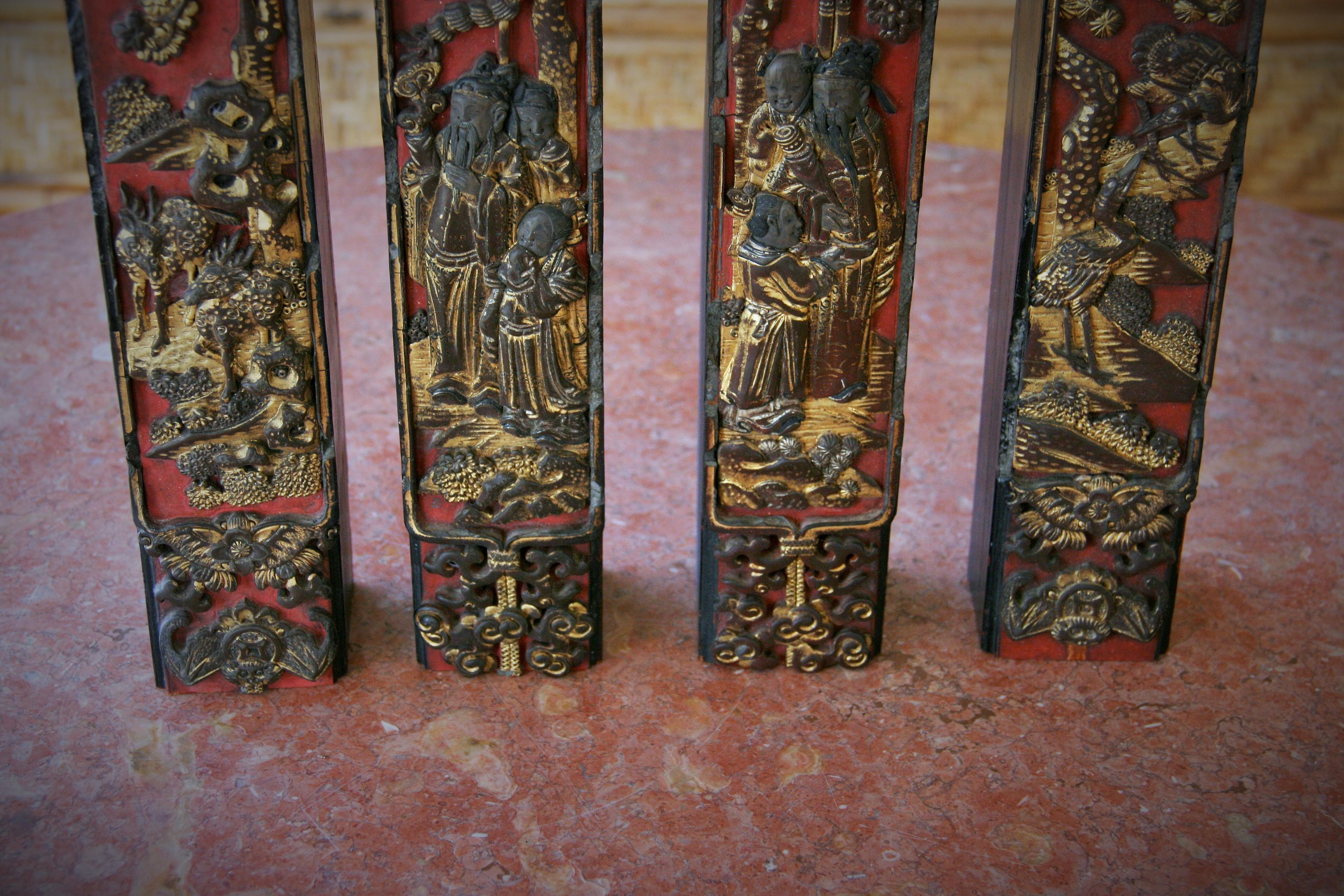 Chinese Set of Four Architectural Elements For Sale 15