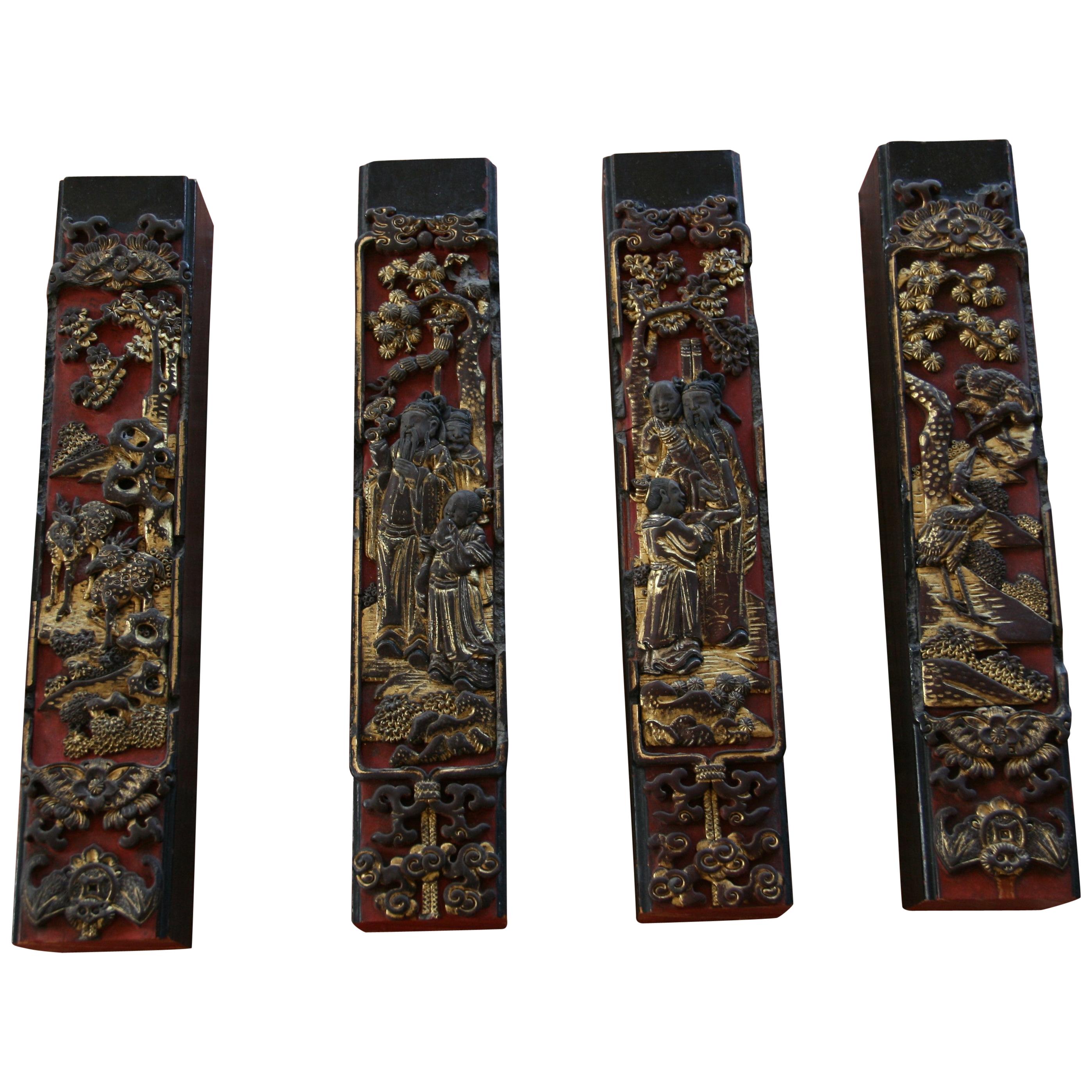 Chinese Set of Four Architectural Elements