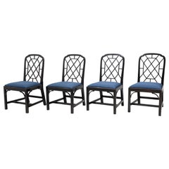 4 Chinese Chippendale Chairs