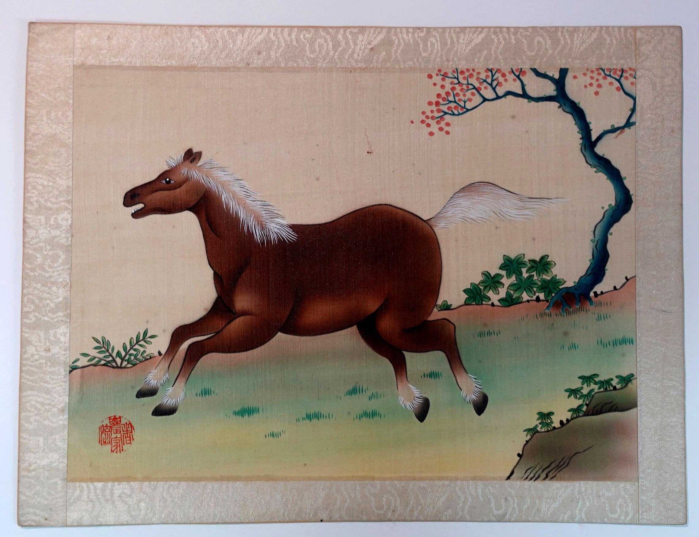 chinese painting horses