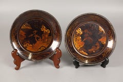 4 plats en laque de Chine, C.I.C.