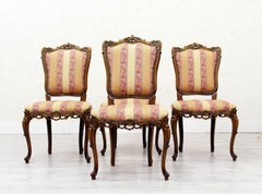 4 Chippendale Chairs Armchair Club Chair Baroque Antique