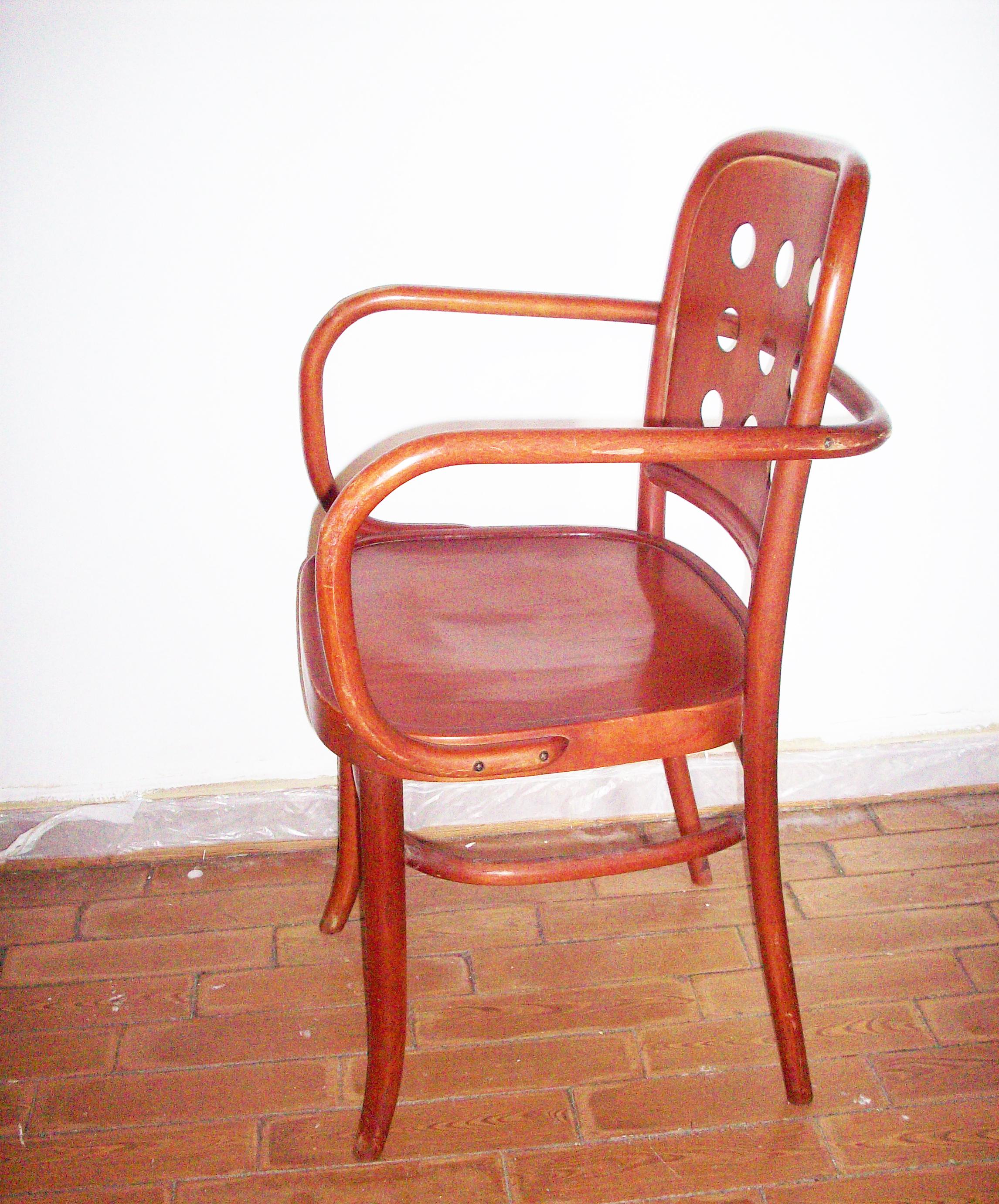 Polonais 4 fauteuils classiques Bauhaus 6010 conçus par Josef Hoffmann/ Oswald Haerdtl en vente