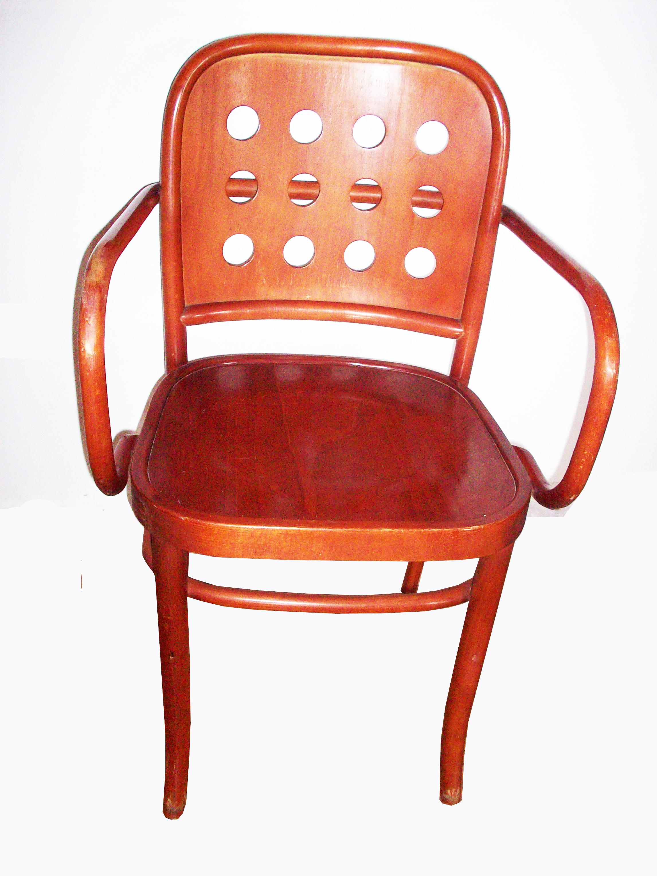 4 klassische Bauhaus-Sessel 6010, entworfen von Josef Hoffmann/ Oswald Haerdtl im Angebot 1