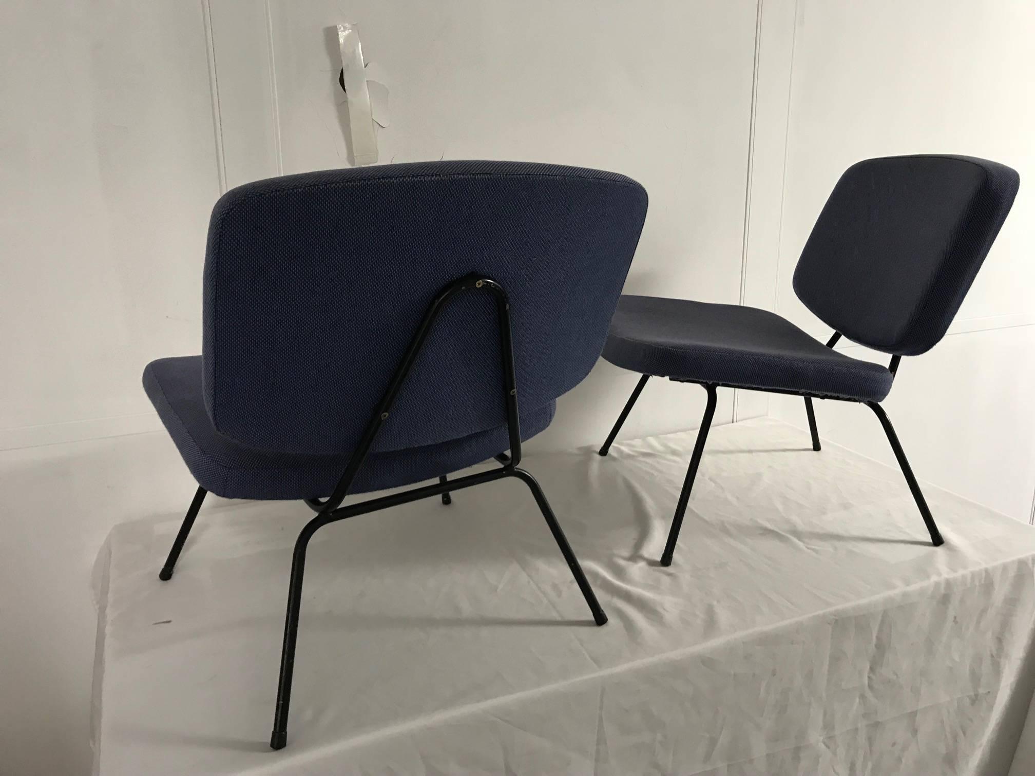 Mid-20th Century CM190 Slipper Chairs by Pierre Paulin