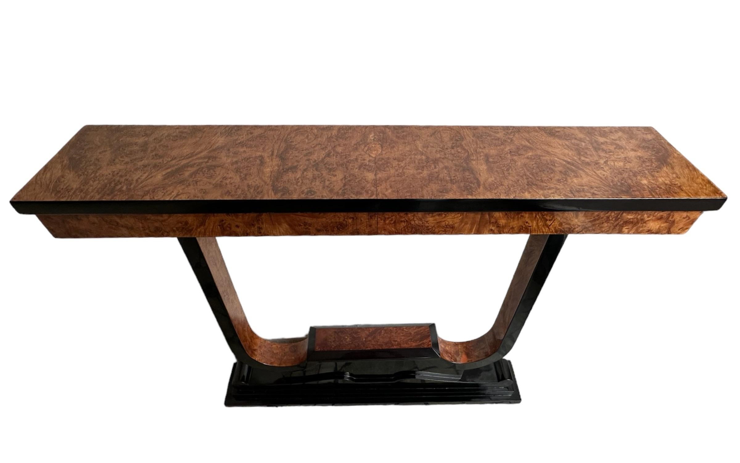 4 Consolas, Francia, Art Decó en Madera 1920 en venta 12